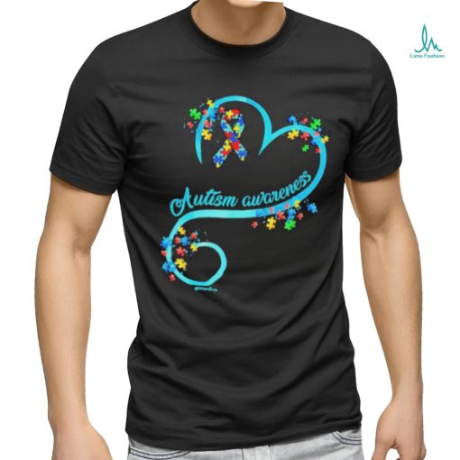 Autism Awareness Heart Colors shirt
