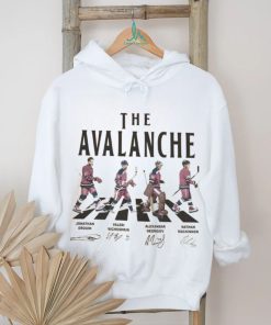 Avalanche Walking Abbey Road Signatures Ice Hockey Shirt