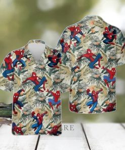 Avengers Spider Man With Floral Hawaiian Shirt Unique Gift