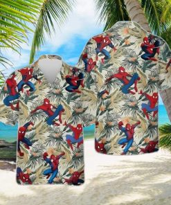 Avengers Spider Man With Floral Hawaiian Shirt Unique Gift