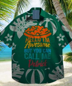 Awesome Happy Lucky Shamrock LePrechaun St. Patrick day Hawaiian Shirt Palm