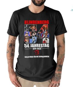 Awesome Udo Lindenberg 54. Jahrestag 1970 2024 Vielen Dank Fur Die Erinnerungen T Shirt