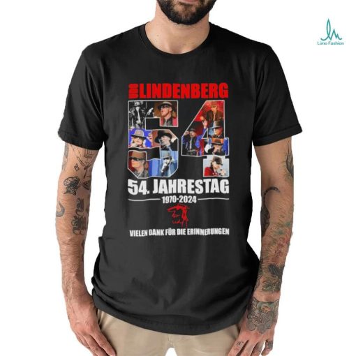 Awesome Udo Lindenberg 54. Jahrestag 1970 2024 Vielen Dank Fur Die Erinnerungen T Shirt