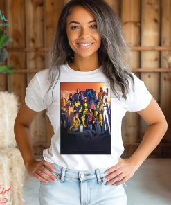 Awesome xmen 97 team assemble promotional art cyclops jean grey wolverine beast storm rogue gambit jubilee bishop morph wall decor poster shirt