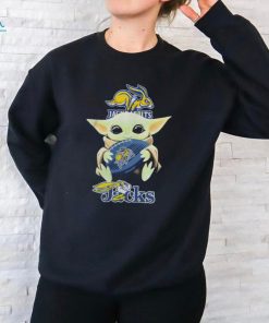 Baby Yoda Hug Rugby South Dakota State Jackrabbits 2024 Shirt