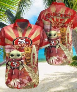 Baby Yoda Star Wars NFL 49ers Hawaiian Shirt