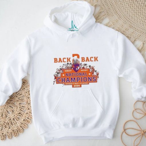 Back 2 Back Hobart Hockey National Champions Division Iii Men’S Ice Hockey 2024 Shirt