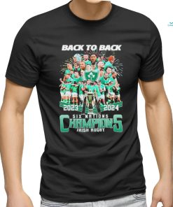 Back To Back 2023 2024 Six Nations Champions Irish Rugby Shirt