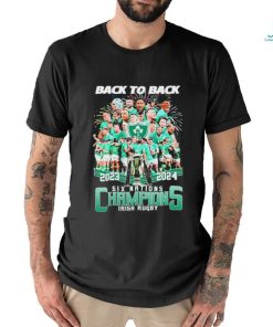 Back To Back 2023 2024 Six Nations Champions Irish Rugby Shirt