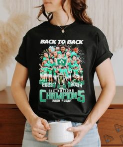 Back To Back 2023 2024 Six Nations Champions Irish Rugby Shirt