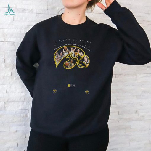 Back To Back To Back Big Ten Women’s Basketball Tournament Champions 2024 Iowa Hawkeyes Shirt