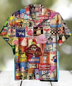 Back To The Old Days Ice Cream A Nickel Hawaiian Shirt Impressive Gift