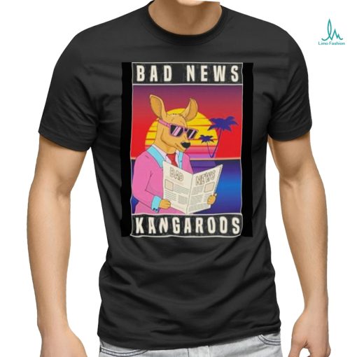 Bad News Kangaroo Bnk Retro shirt