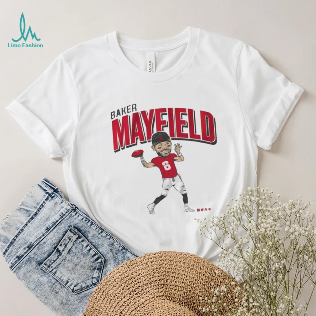 Baker Mayfield Tampa Bay Cartoon caricature 2024 shirt Baker Mayfield Tampa Bay Cartoon caricature 2024 shirt