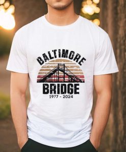 Baltimore Bridge Collapse Stay Strong Francis Scott Key 1977 2024 Vintage Shirt