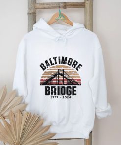 Baltimore Bridge Collapse Stay Strong Francis Scott Key 1977 2024 Vintage Shirt