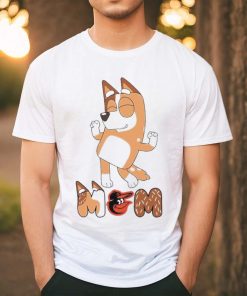 Baltimore Orioles Smiling Dancing Bluey Mom shirt