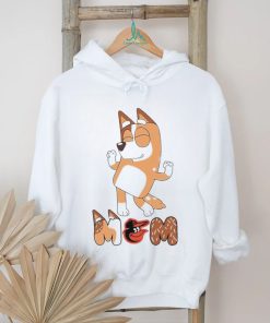 Baltimore Orioles Smiling Dancing Bluey Mom shirt