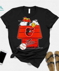 Baltimore Orioles Snoopy And Woodstock The Peanuts Baseball shirt