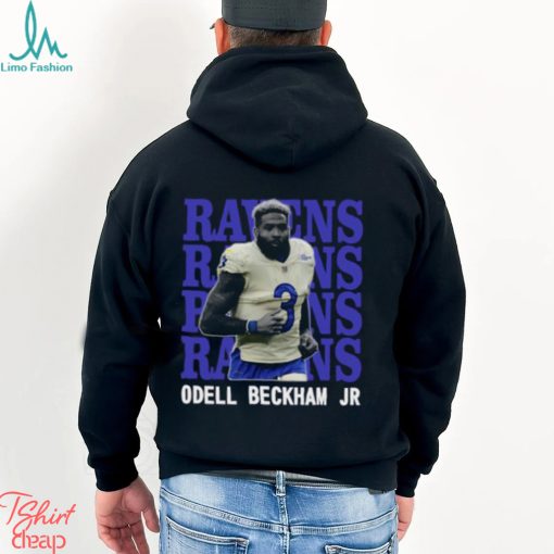 Baltimore Ravens Odell Beckham Jr 3 American football wide receiver T Shirt