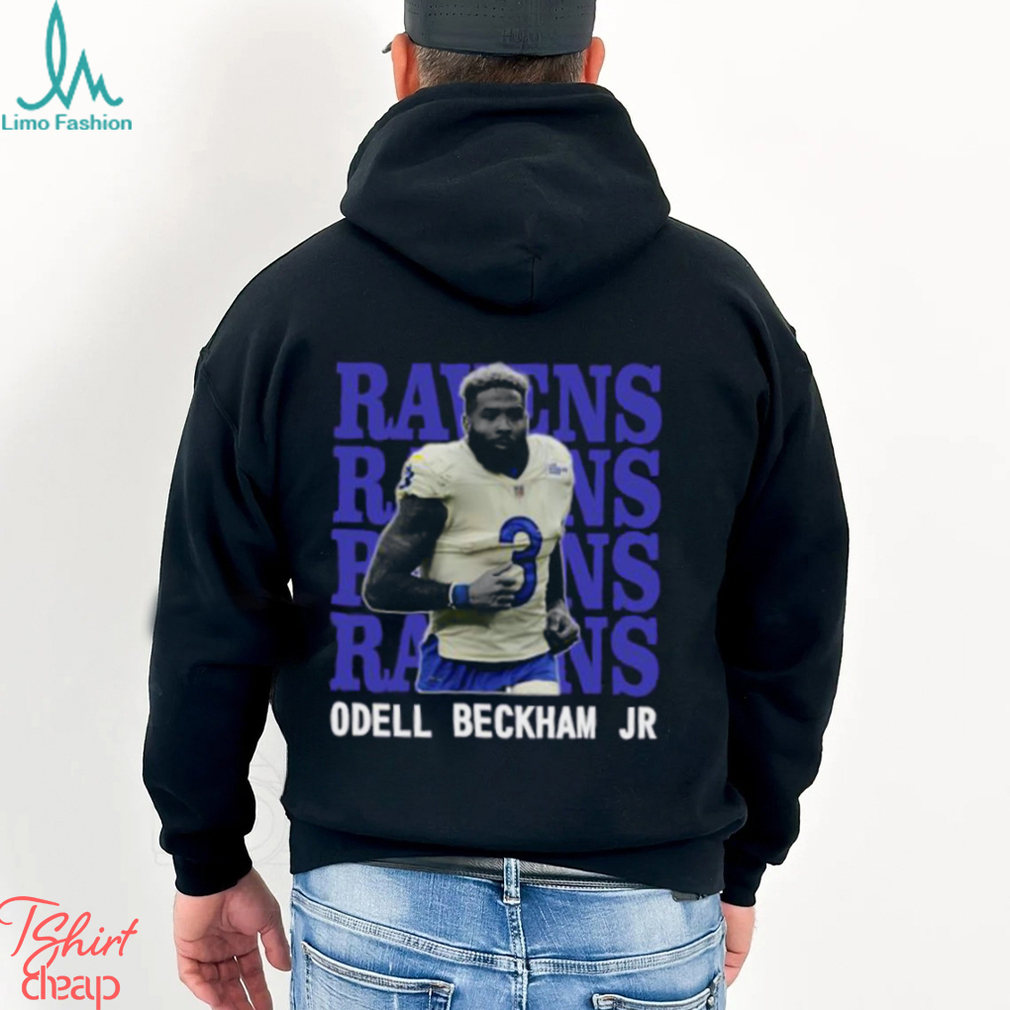 Baltimore Ravens Odell Beckham Jr 3 American football wide receiver T Shirt Baltimore Ravens Odell Beckham Jr 3 American football wide receiver T Shirt