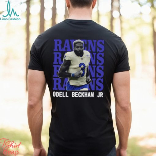 Baltimore Ravens Odell Beckham Jr 3 American football wide receiver T Shirt