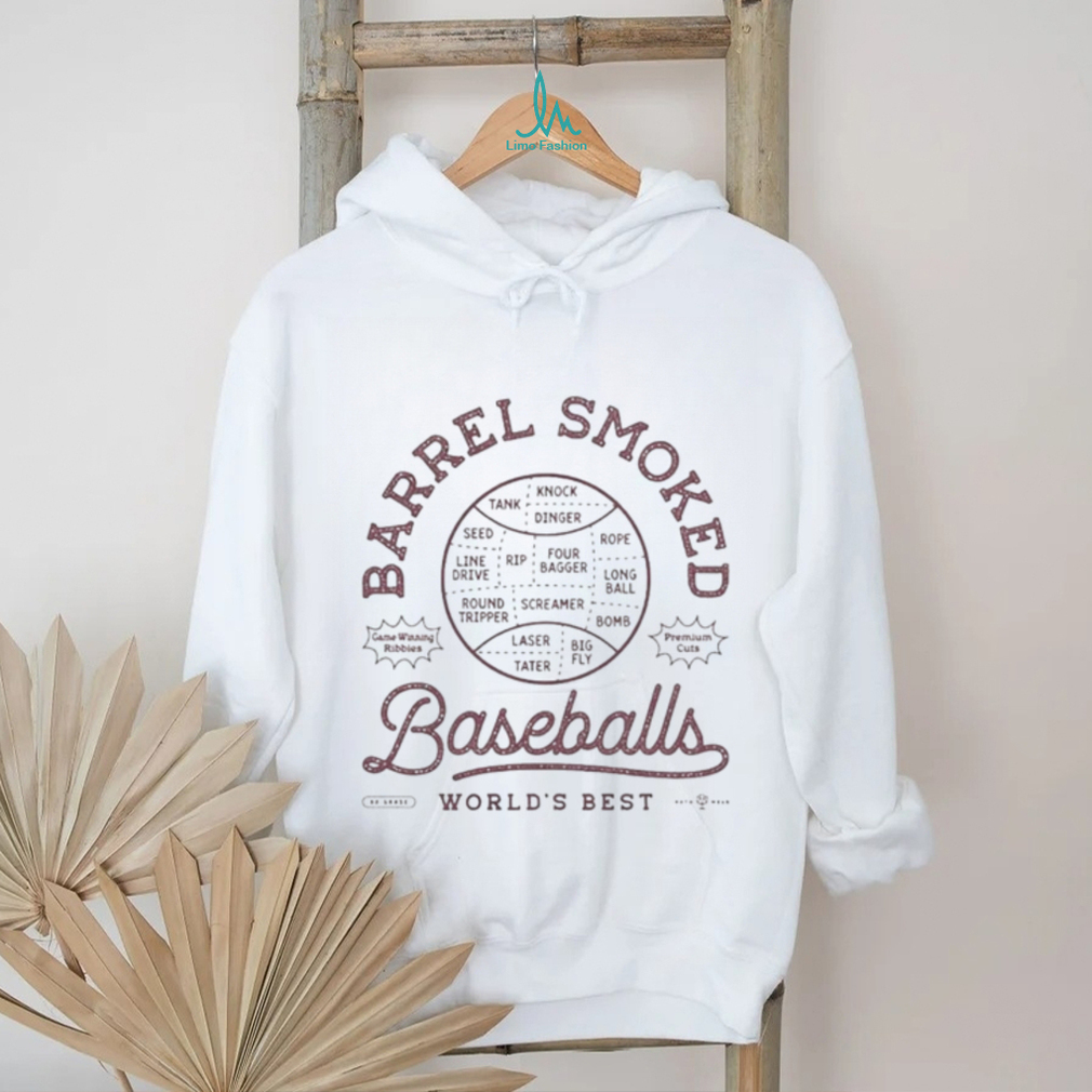 Barrel Smoked Baseballs T Shirt Barrel Smoked Baseballs T Shirt