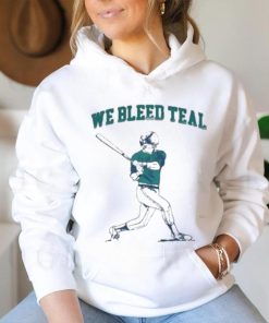 Barstool U We Bleed Teal New T Shirt