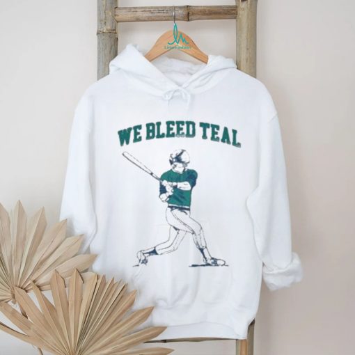Barstool U We Bleed Teal New T Shirt