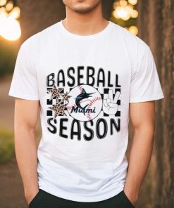 Baseball Season Miami Marlins stars logo 2024 shirt