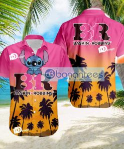 Baskin Robbins Stitch Tropical Hawaiian Shirt Gift For Men And Women