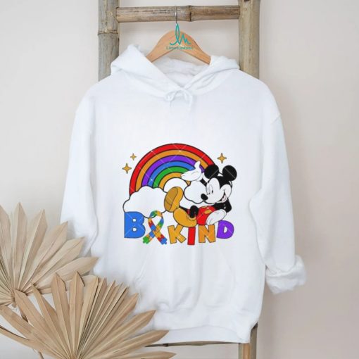 Be Kind Mouse Autism Ribbon Puzzle Piece Autism Acceptance shirt