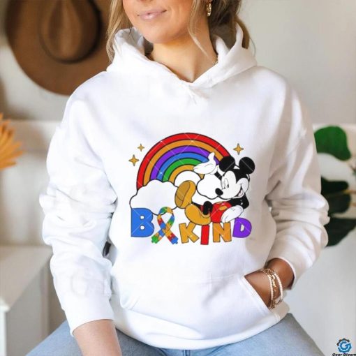 Be Kind Mouse Autism Ribbon Puzzle Piece Autism Acceptance shirt