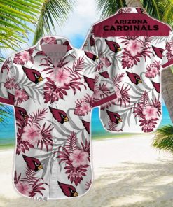 Beach Shirt Arizona Cardinals 3D Printing Hawaiian Shirt NFL Shirt For Fans