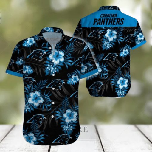 Beach Shirt Carolina Panthers 3D Printing Hawaiian Shirt NFL Shirt For Fans