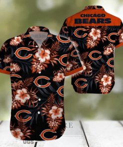 Beach Shirt Chicago Bears 3D Printing Hawaiian Shirt NFL Shirt For Fans