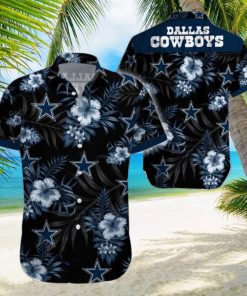 Beach Shirt Dallas Cowboys Tropical 3D Hawaiian Shirt Big Fans Gift