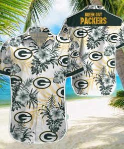 Beach Shirt Green Bay Packers 3D Printing Hawaiian Shirt NFL Shirt For Fans