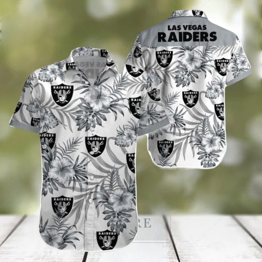 Beach Shirt Las Vegas Raiders 3D Printing Hawaiian Shirt NFL Shirt For Fans