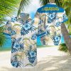 Coors Light Hawaiian Shirt Palm Trees Beach Gift