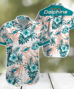 Beach Shirt Miami Dolphins 3D Printing Hawaiian Shirt NFL Shirt For Fans