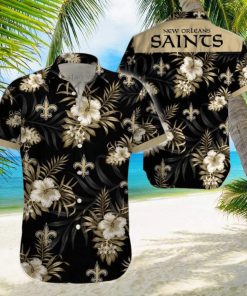Beach Shirt New Orleans Saints Tropical 3D Hawaiian Shirt Big Fans Gift