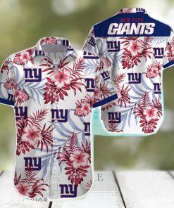 Beach Shirt New York Giants 3D Printing Hawaiian Shirt NFL Shirt For Fans