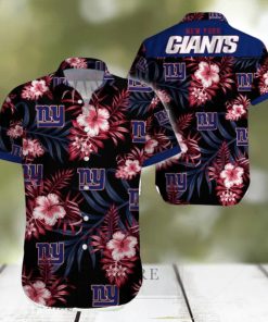 Beach Shirt New York Giants Tropical 3D Hawaiian Shirt Big Fans Gift