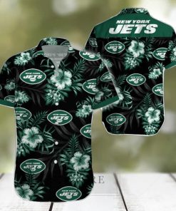 Beach Shirt New York Jets Tropical 3D Hawaiian Shirt Big Fans Gift