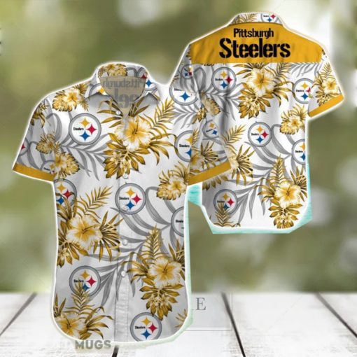 Beach Shirt Pittsburgh Steelers 3D Printing Hawaiian Shirt NFL Shirt For Fans