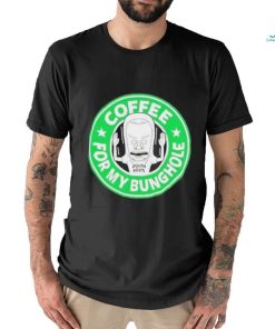 Beavis And ButHead Coffee For My Bunghole Logo T Shirt