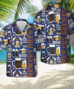 Beer Brewery Glasses Hawaiian Shirt Beach Shirt For Men Women