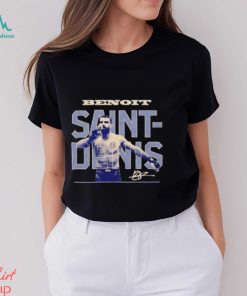 Benoit Saint Denis Ufc Bitmap Retro Signature T Shirt