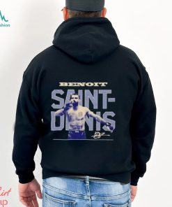 Benoit Saint Denis Ufc Bitmap Retro Signature T Shirt